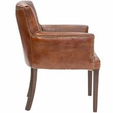 Algernon Leather Occasional Chair